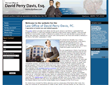 Tablet Screenshot of dpdlaw.com